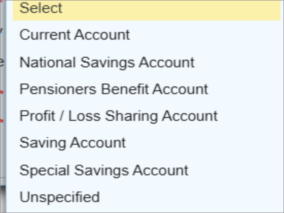 Bank Account for STRN Registration