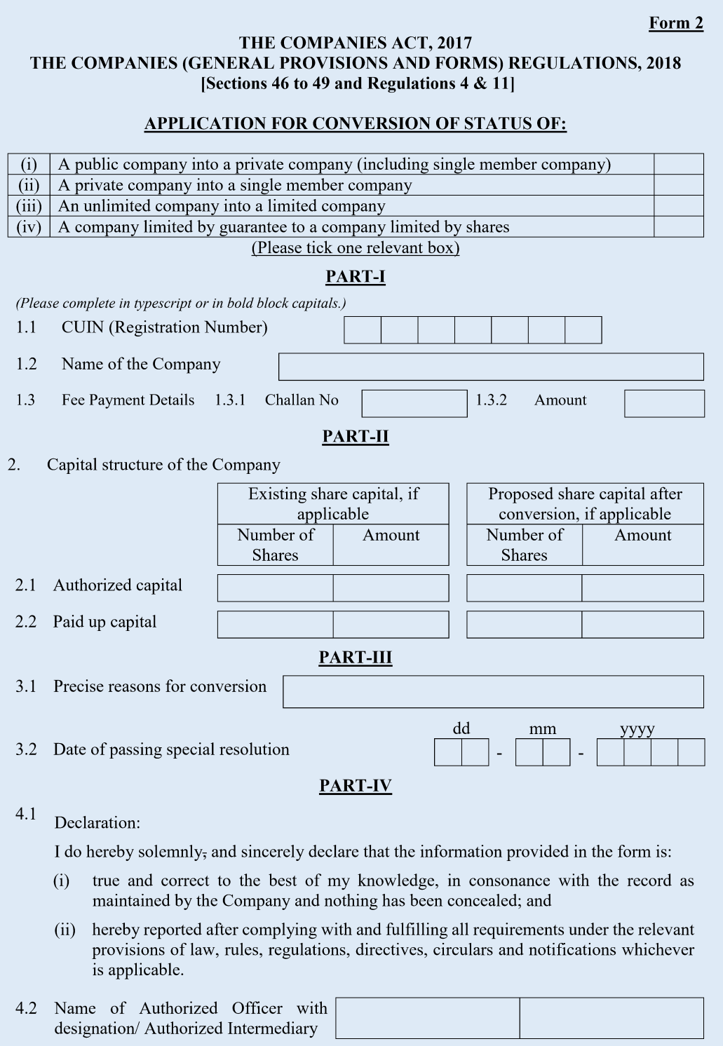 Form-2-Application-for-conversion-of-status-of-company_Page1